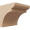 Ekena Millwork 12"W x 12"D x 12"H Wide Yorktown Rough Cedar Woodgrain TimberThane Corbel, Primed Tan CORUR12X12X12YORRCPR - alternate 1
